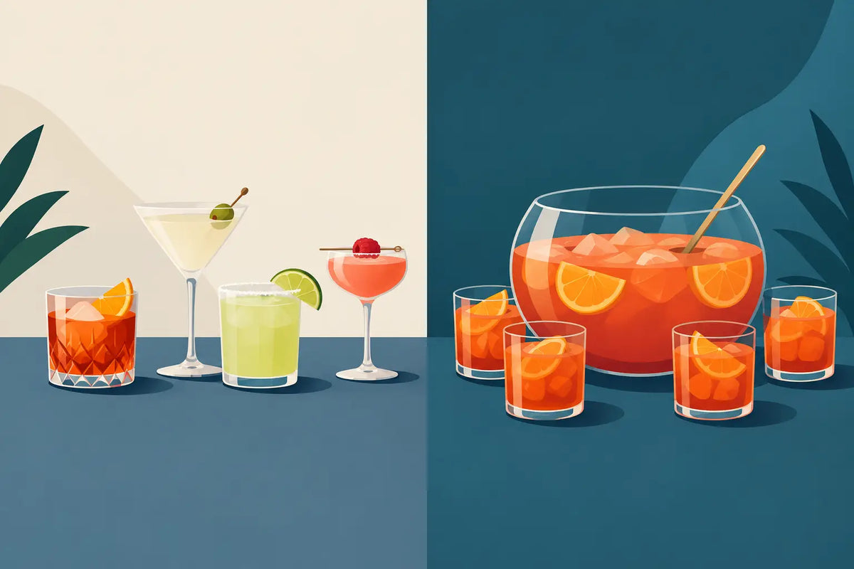 Cocktail monodose versus cocktail condivisibili