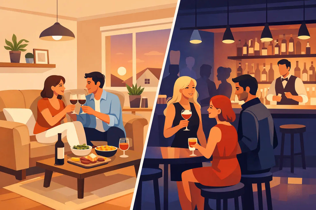 Aperitivo in casa vs locale: cosa conviene