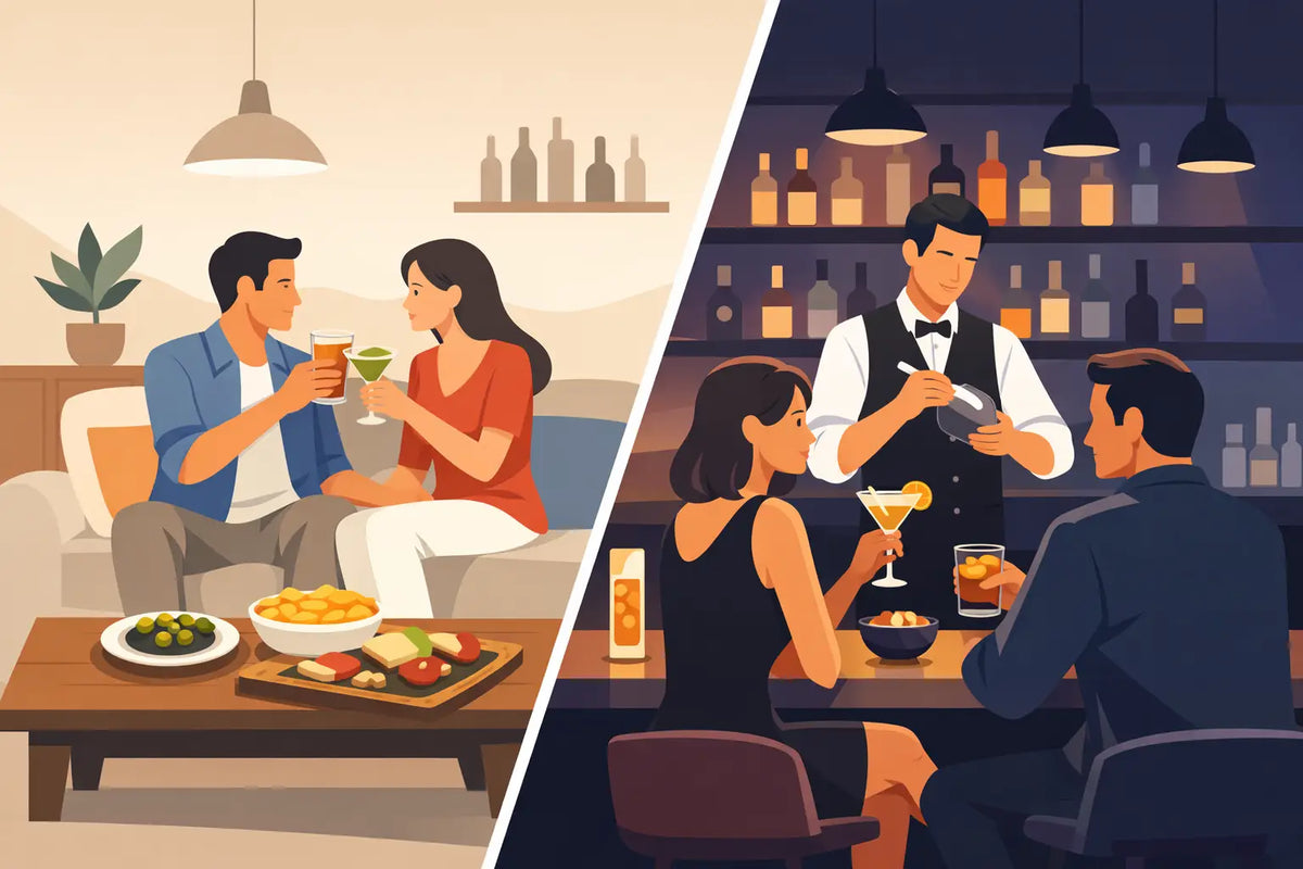 Aperitivo domestico o cocktail bar: cosa scegli?