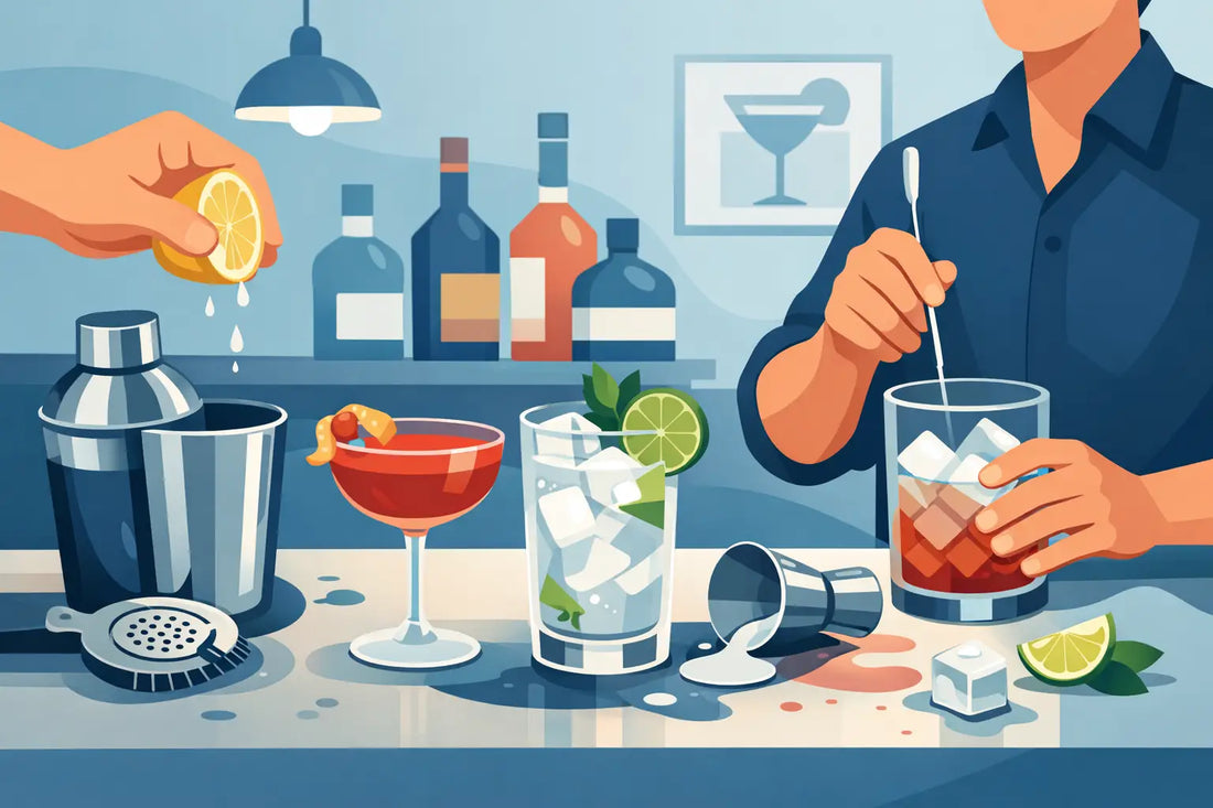 Come evitare errori nei cocktail a casa