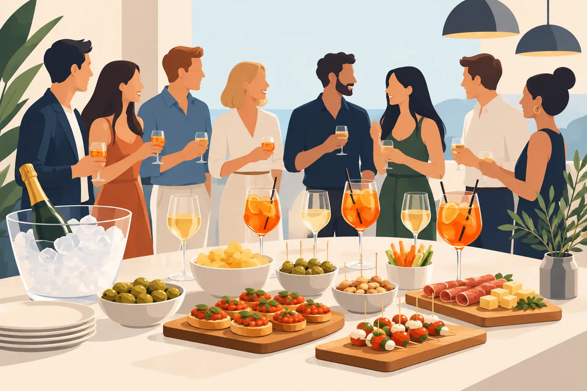 Come creare un aperitivo riuscito per otto ospiti