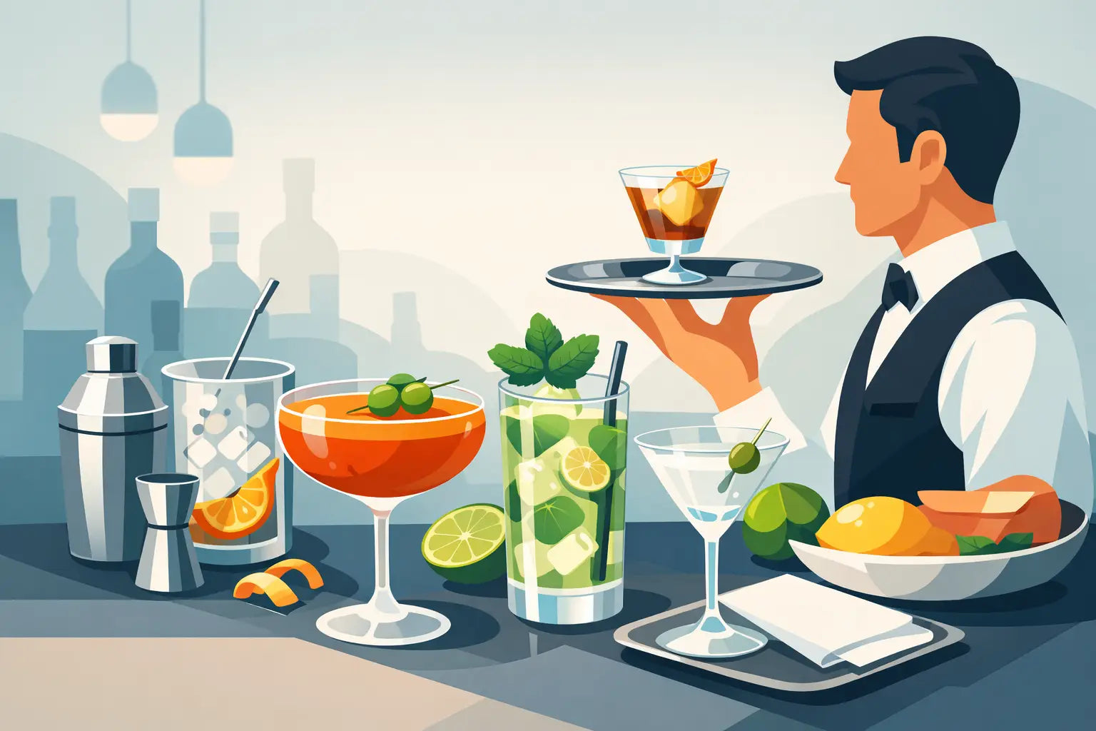Guida al servizio perfetto del cocktail