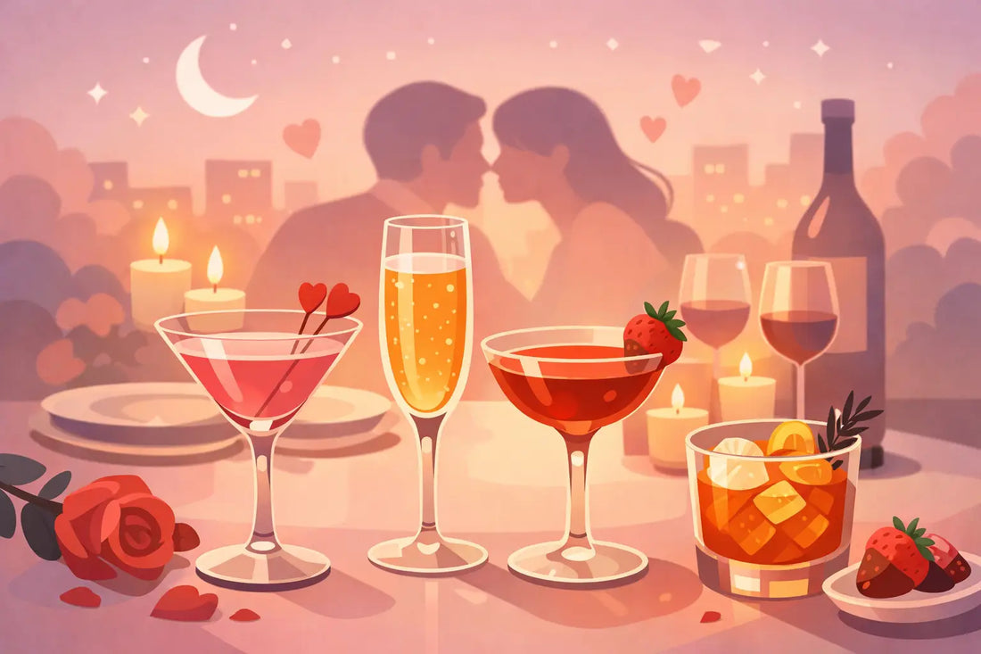 10 migliori cocktail per cena romantica