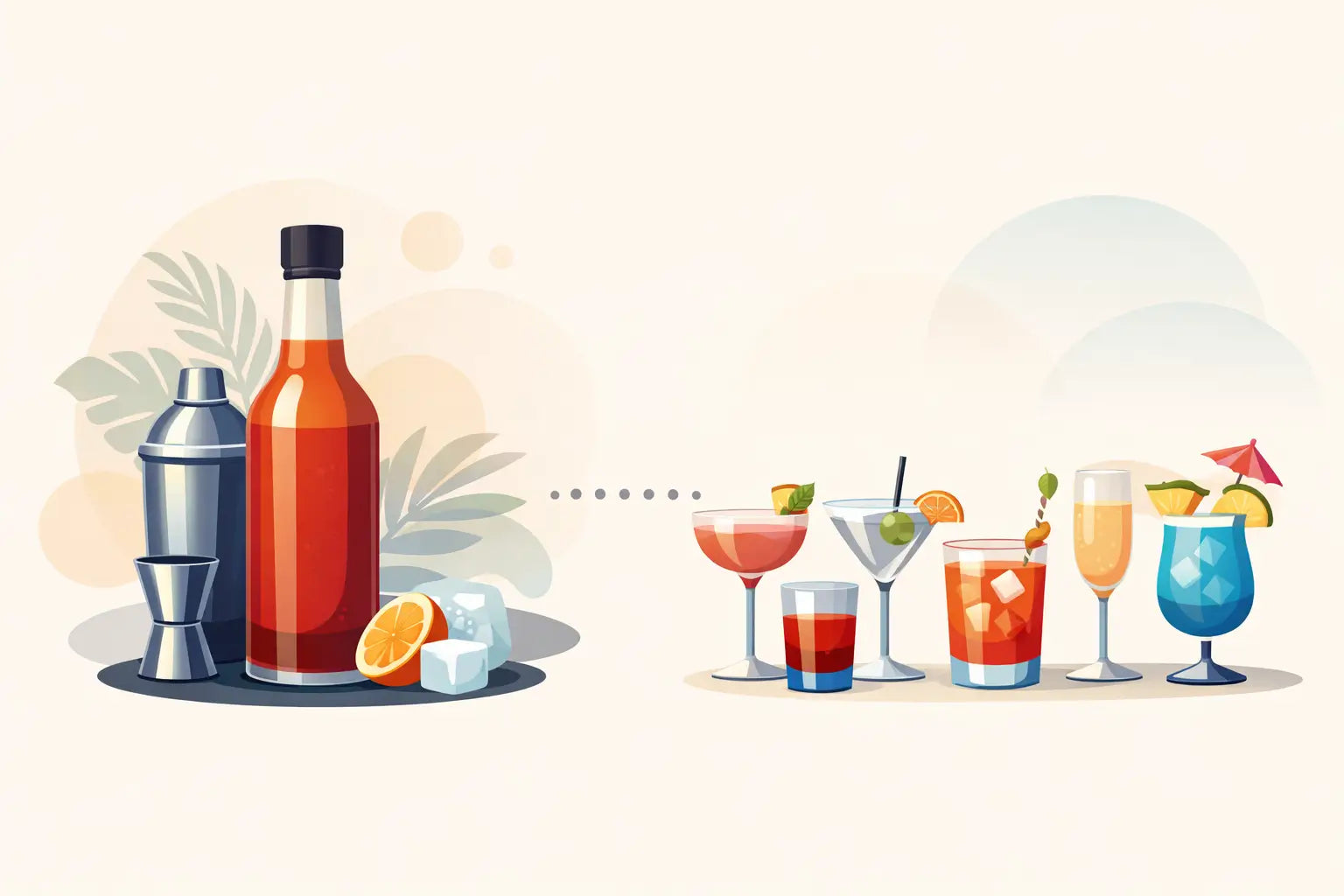 Quanti bicchieri fa una bottiglia cocktail?