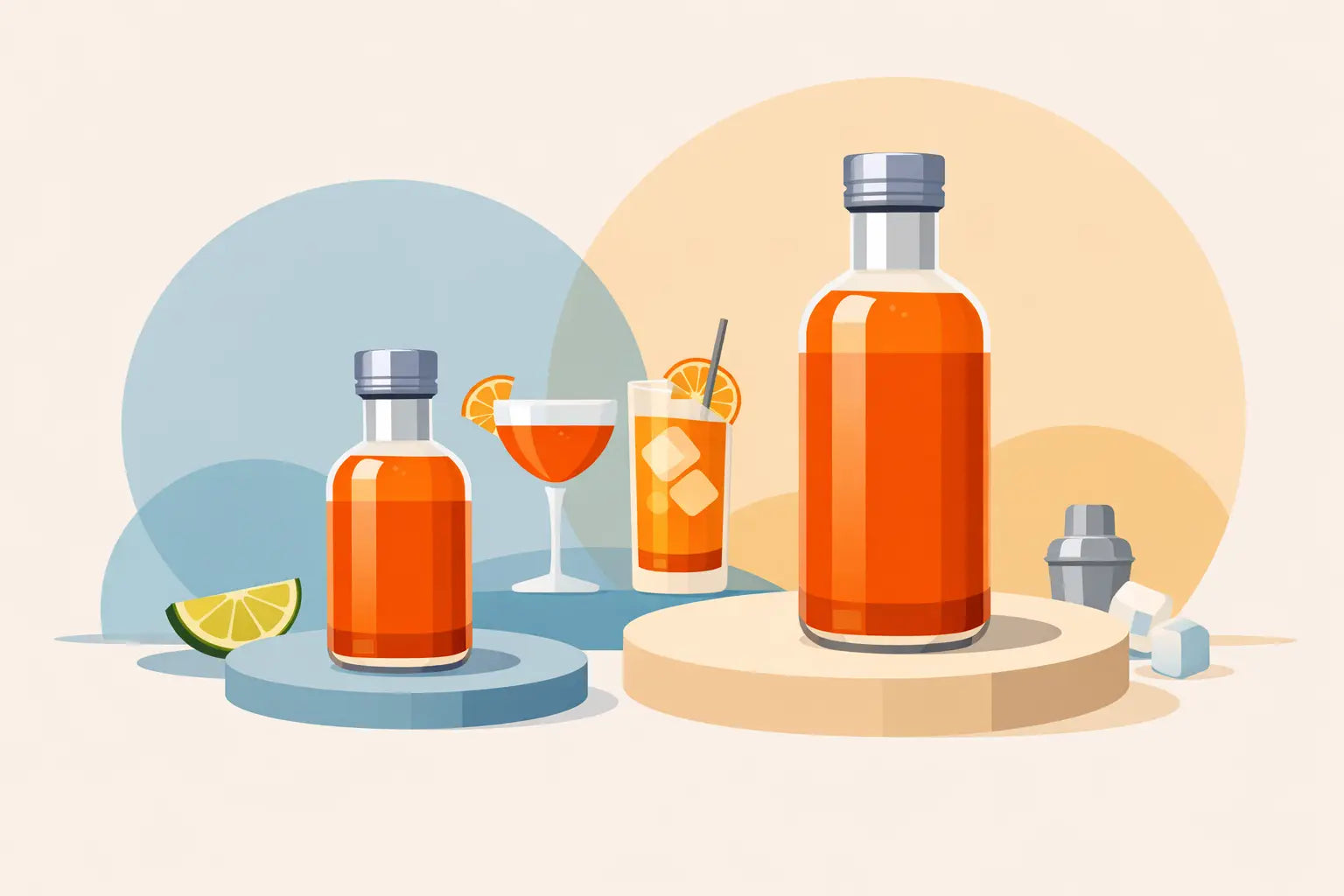 Bottiglia cocktail 20 cl o 50 cl: quale scegliere?