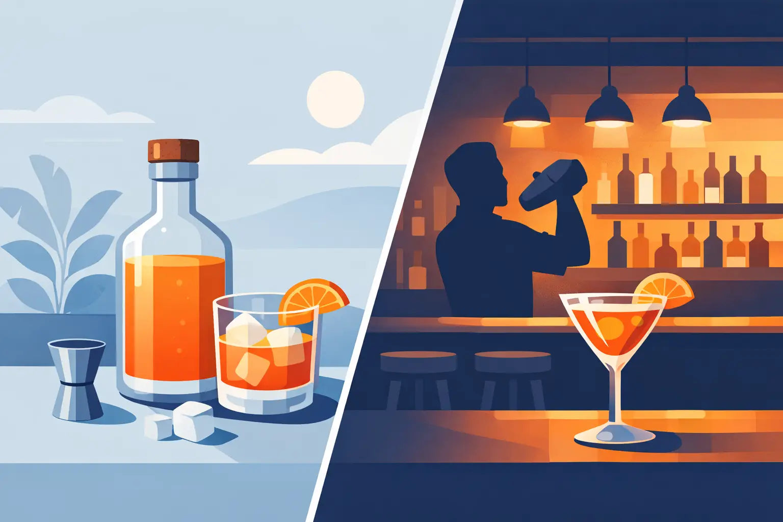 Cocktail in bottiglia vs drink al bar