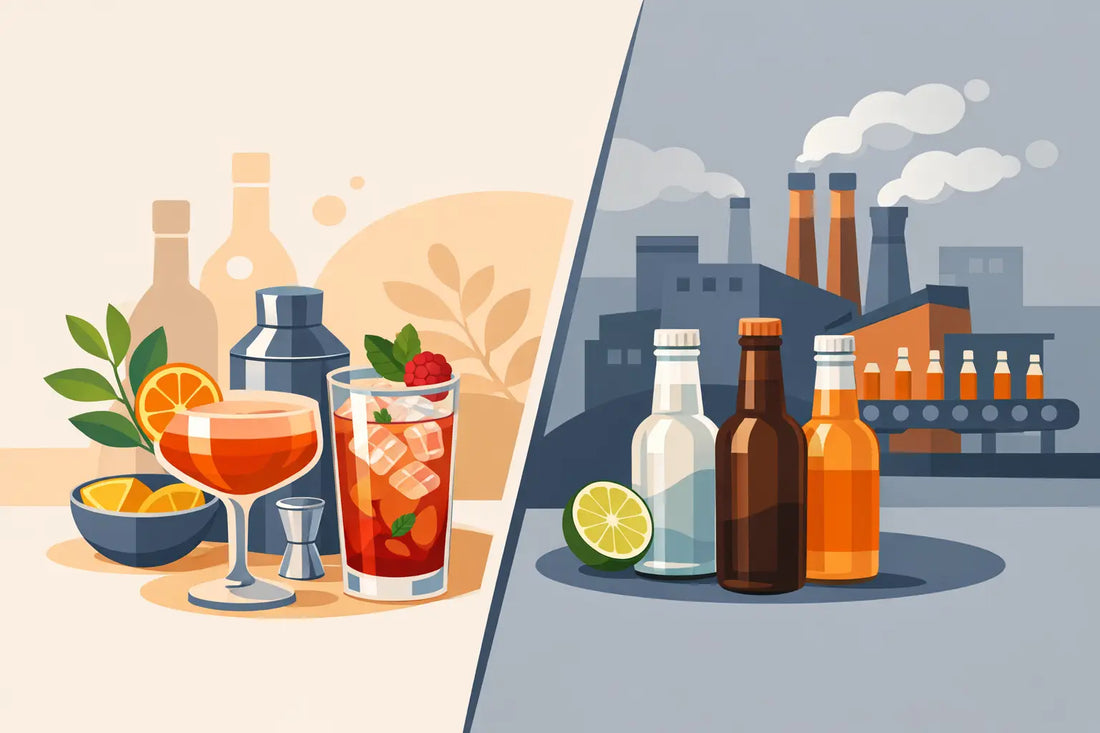 Cocktail pronti vs drink industriali