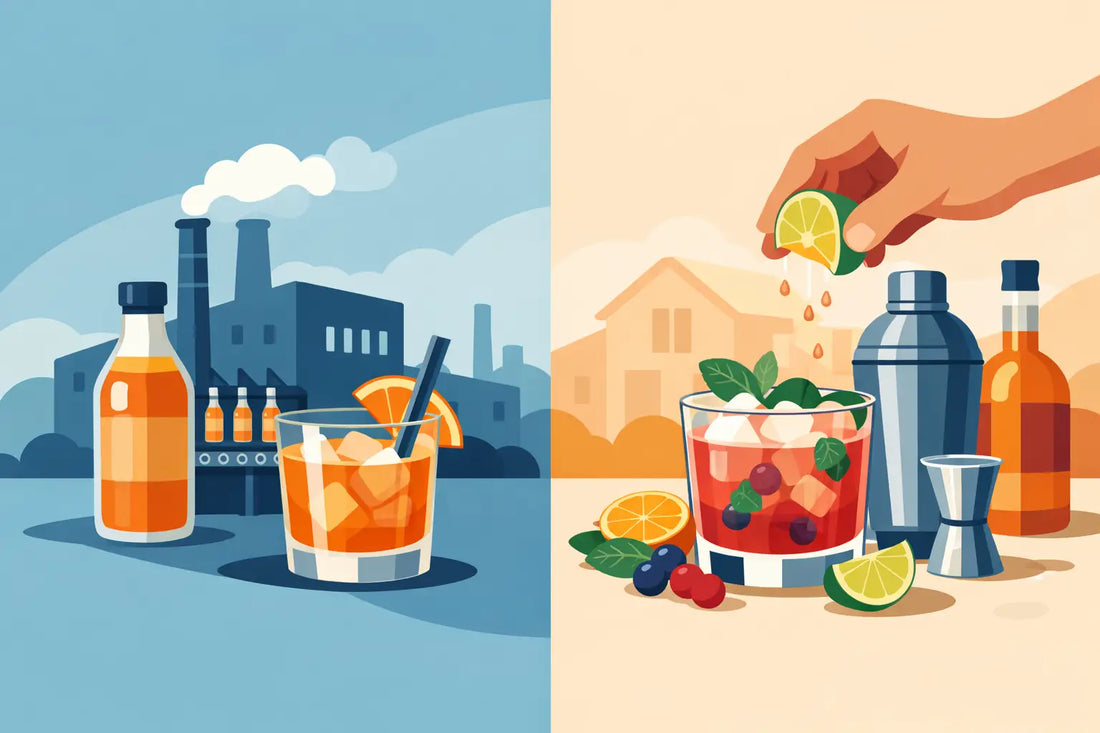Cocktail pronti vs cocktail homemade