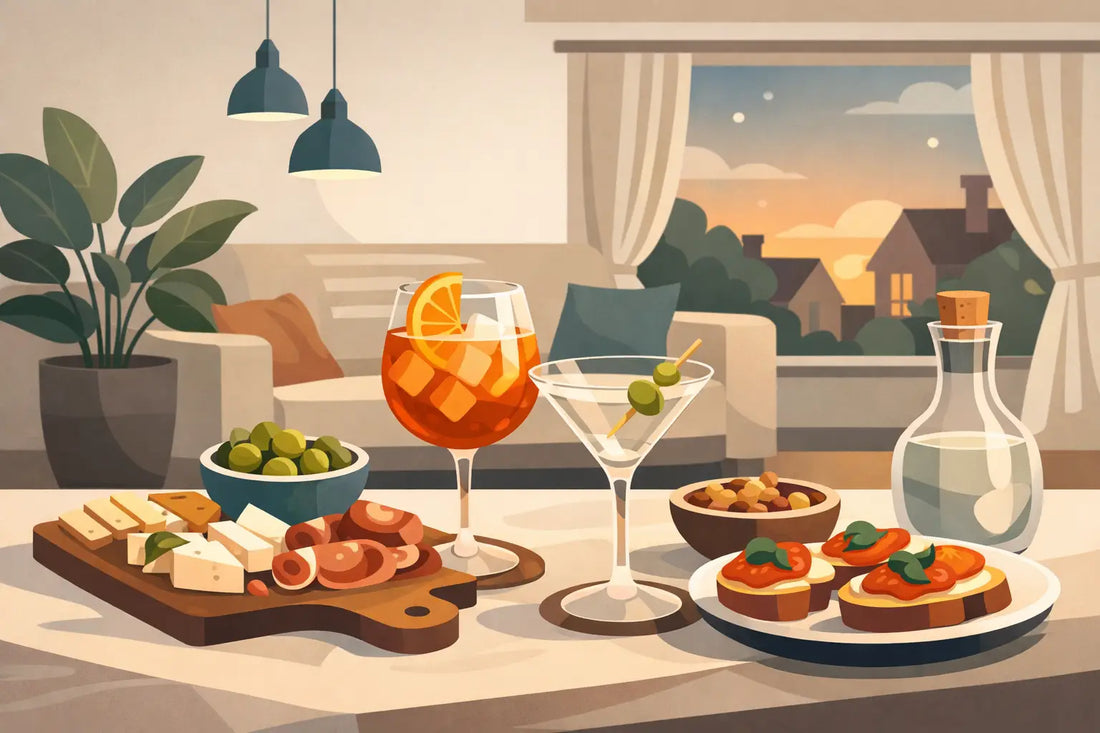 Aperitivo a casa elegante: come farlo bene