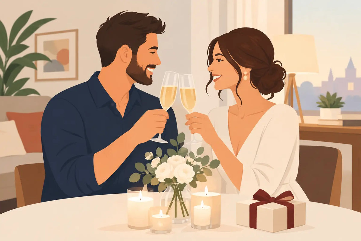 Brindisi per anniversario domestico: idee chic