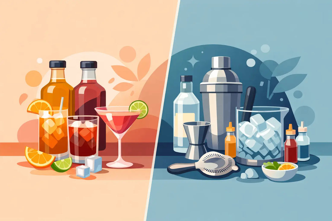 Cocktail premiscelati versus kit mixology: cosa scegliere