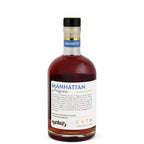 Bottiglia Manhattan pronto da bere, cocktail italiano con bourbon e vermouth, CATH Cocktail at Home
