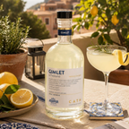 Gimlet a Positano pronto da bere, cocktail italiano con gin e agrumi, ideale per aperitivo estivo